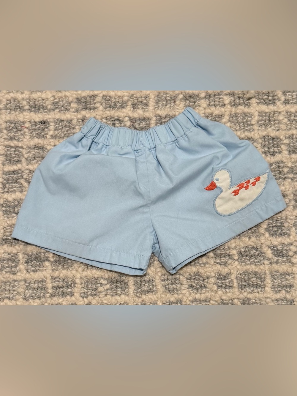 TBBC Beaufort Bonnet Light Blue Duck Appliqué Shorts